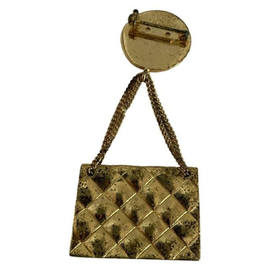 CHANEL - CHANEL(シャネル) ブローチ - ゴールド マトラッセ CHANEL - CHANEL(シャネル) ブローチ - ゴールド マトラッセ