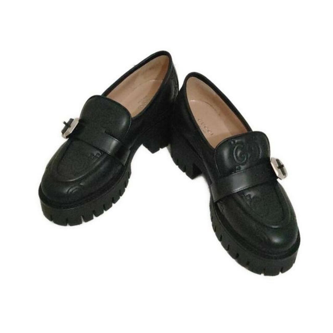 GUCCI - GUCCI(グッチ) ローファー 36 レディース GG マトラッセ GUCCI - GUCCI(グッチ) ローファー 36 レディース GG マトラッセ