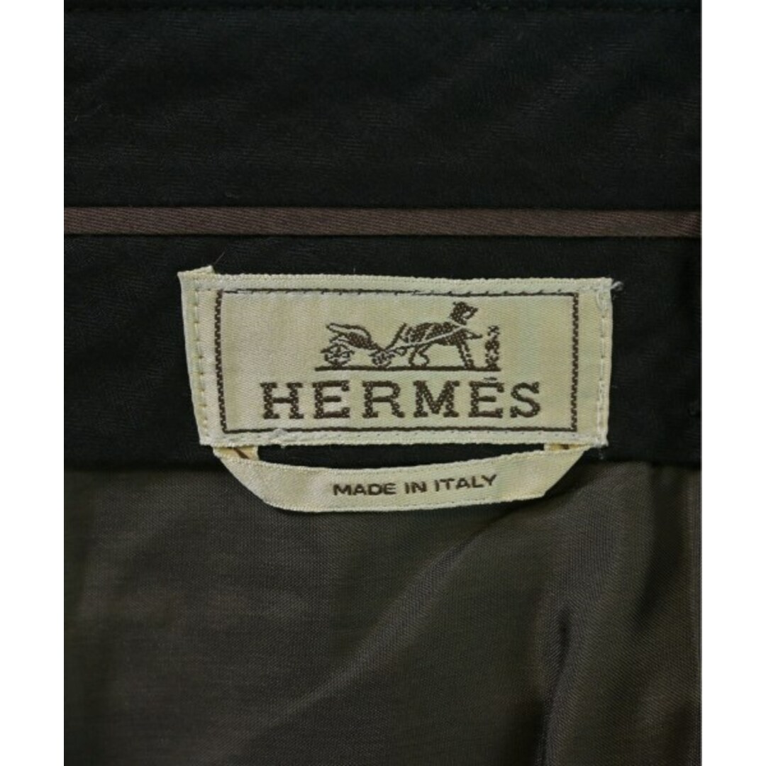 HERMES - HERMES エルメス スラックス 46(M位) ダークグレー系 HERMES - HERMES エルメス スラックス 46(M位) ダークグレー系