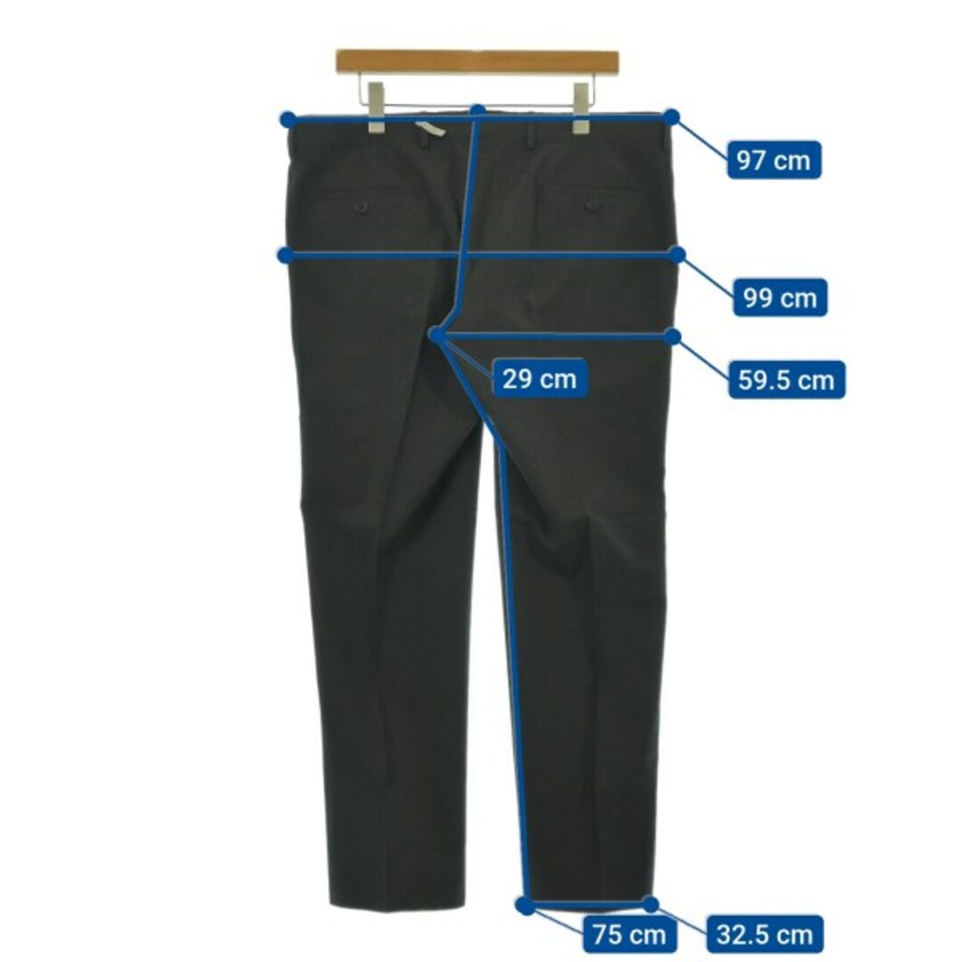 HERMES - HERMES エルメス スラックス 46(M位) ダークグレー系 HERMES - HERMES エルメス スラックス 46(M位) ダークグレー系