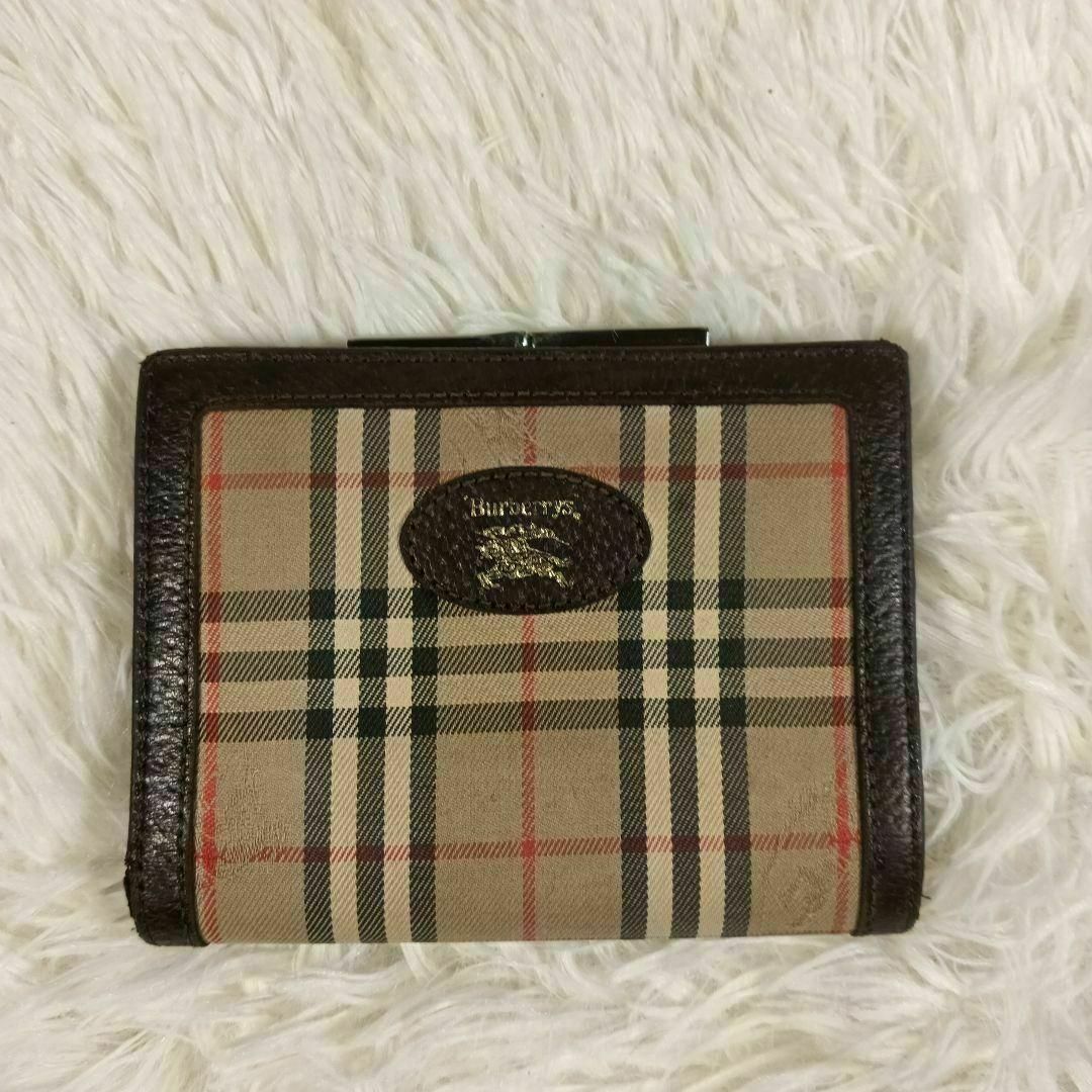 BURBERRY - 【BURBERRY】バーバリー 折り財布 財布 がま口 ノバ BURBERRY - 【BURBERRY】バーバリー 折り財布 財布 がま口 ノバ