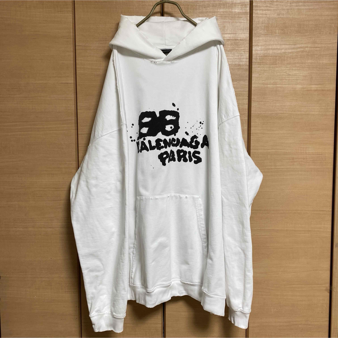 BALENCIAGA - バレンシアガ 超オーバーサイズ フーディー BALENCIAGA - バレンシアガ 超オーバーサイズ フーディー