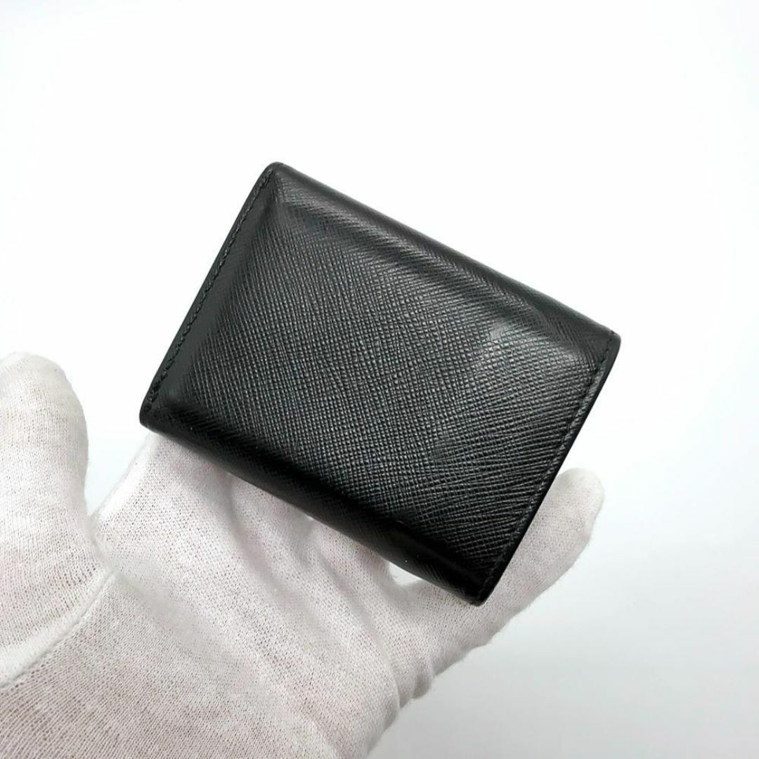 PRADA - ◇プラダ◇レザー/サフィアーノ/コンパクトウォレット PRADA - ◇プラダ◇レザー/サフィアーノ/コンパクトウォレット