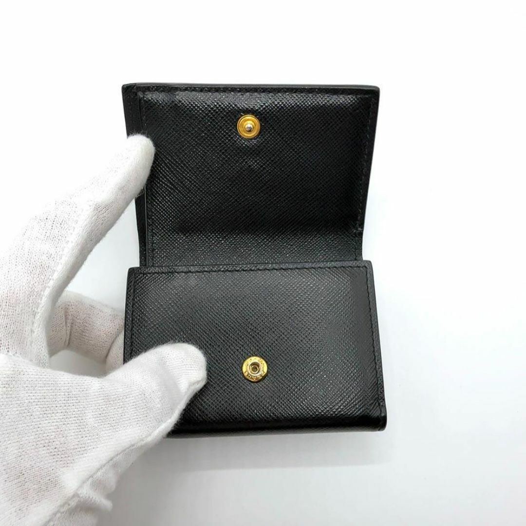 PRADA - ◇プラダ◇レザー/サフィアーノ/コンパクトウォレット PRADA - ◇プラダ◇レザー/サフィアーノ/コンパクトウォレット