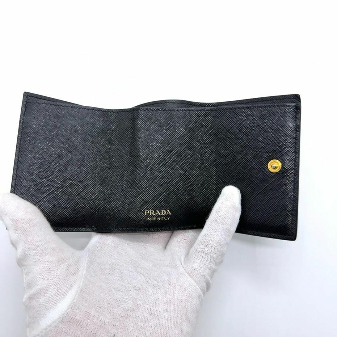PRADA - ◇プラダ◇レザー/サフィアーノ/コンパクトウォレット PRADA - ◇プラダ◇レザー/サフィアーノ/コンパクトウォレット
