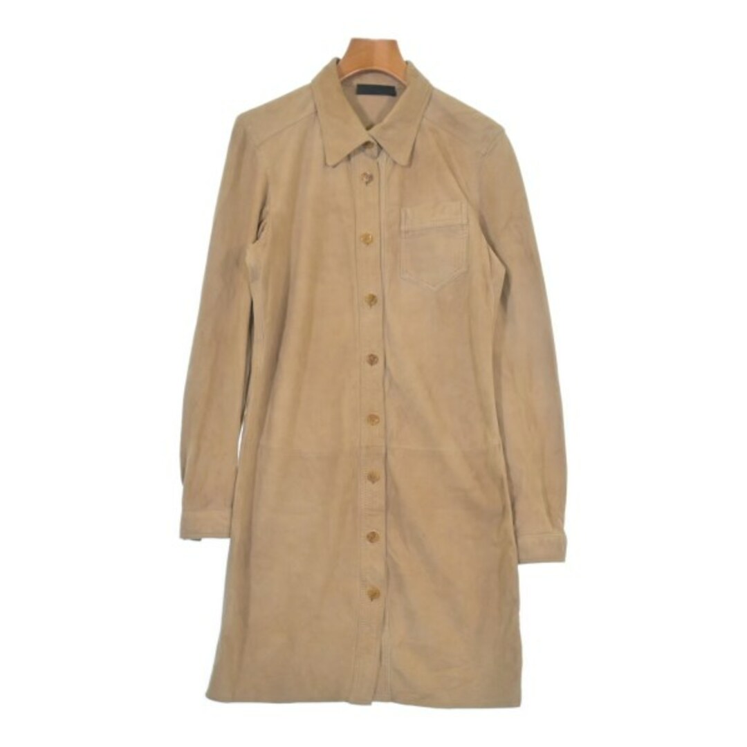 PRADA - PRADA プラダ シャツワンピース 42(M位) ベージュ PRADA - PRADA プラダ シャツワンピース 42(M位) ベージュ
