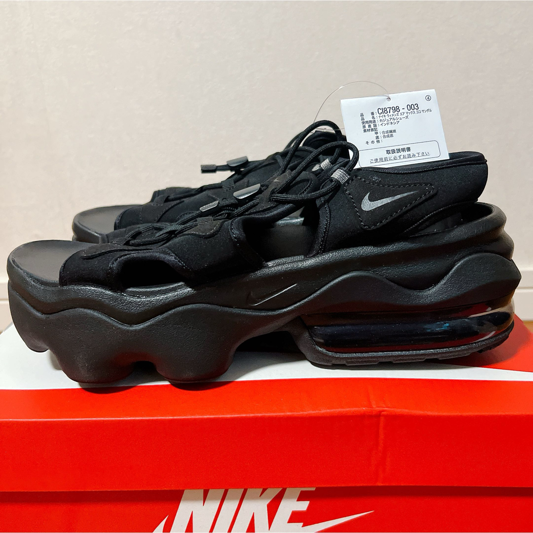 NIKE - ナイキ エアマックス ココ サンダル ブラック 28cm 新品 NIKE - ナイキ エアマックス ココ サンダル ブラック 28cm 新品