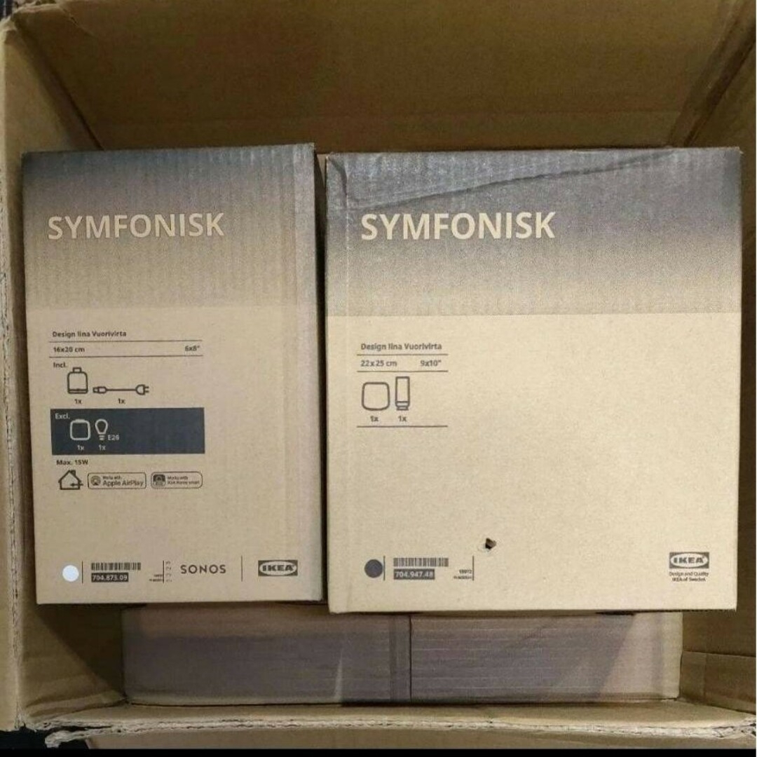 IKEA - IKEA シンフォニスク スピーカーランプ WiFi付き、ガラス IKEA - IKEA シンフォニスク スピーカーランプ WiFi付き、ガラス