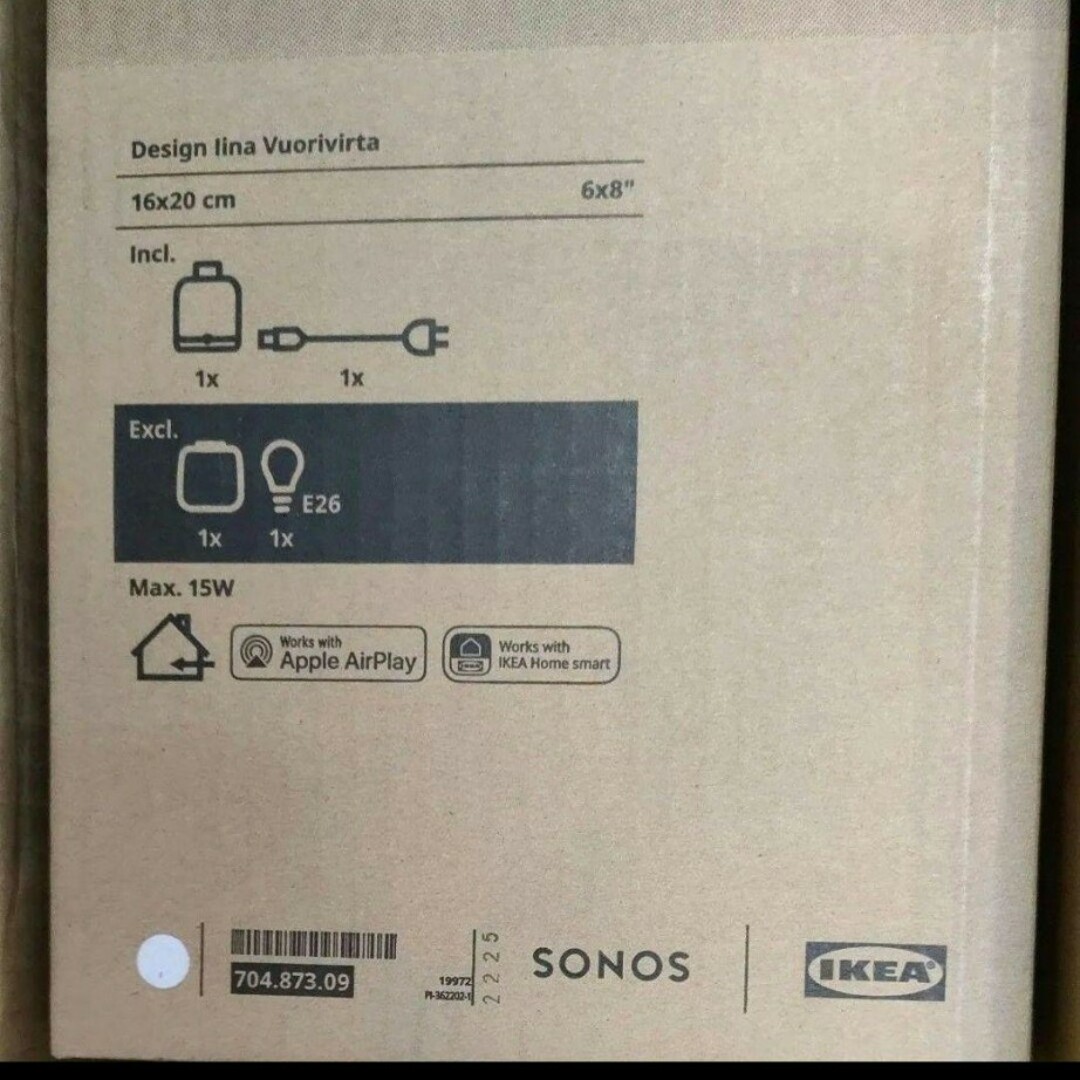 IKEA - IKEA シンフォニスク スピーカーランプ WiFi付き、ガラス IKEA - IKEA シンフォニスク スピーカーランプ WiFi付き、ガラス