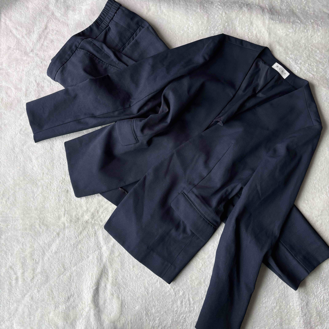 PLST - ✨極美品✨PLST プラステ スーツ ノーカラー パンツ PLST - ✨極美品✨PLST プラステ スーツ ノーカラー パンツ