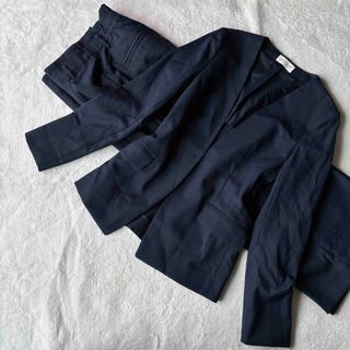 PLST - ✨極美品✨PLST プラステ スーツ ノーカラー パンツ PLST - ✨極美品✨PLST プラステ スーツ ノーカラー パンツ