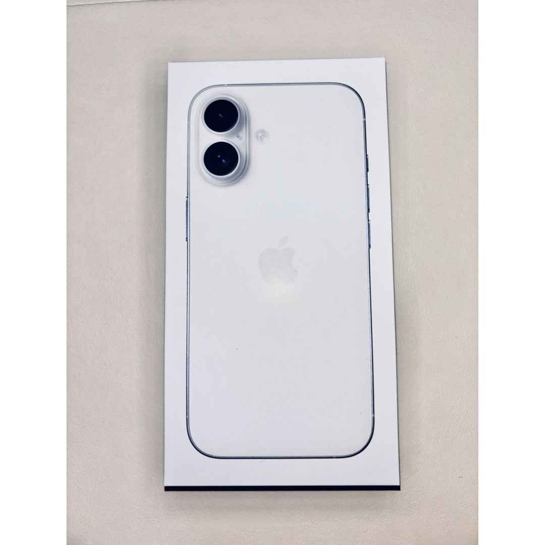 Apple - 【新品未開封】iPhone16 128GB ホワイト SIMフリーの Apple - 【新品未開封】iPhone16 128GB ホワイト SIMフリーの
