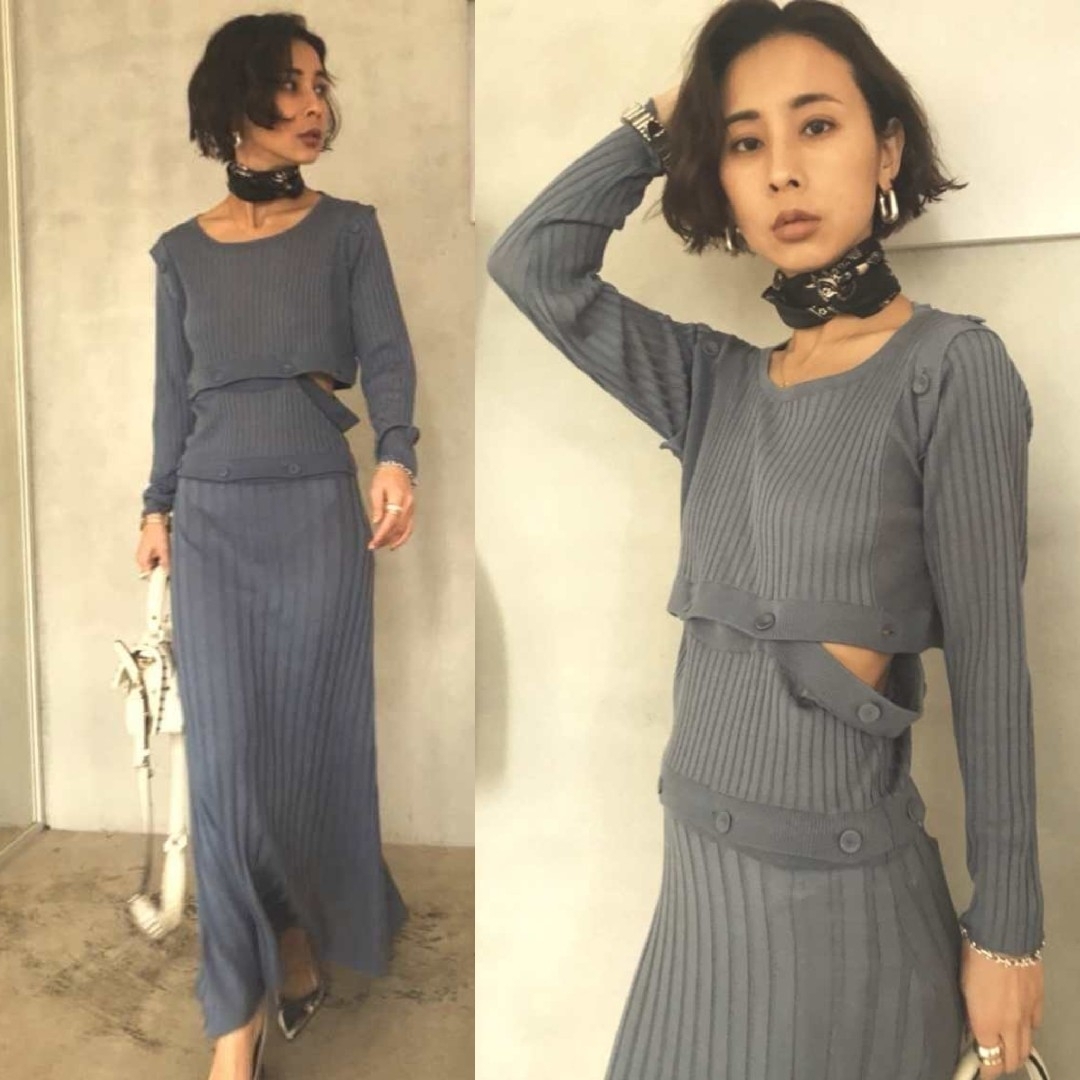 Ameri VINTAGE - Ameri【タグ付未使用品】セパレート ニット Ameri VINTAGE - Ameri【タグ付未使用品】セパレート ニット