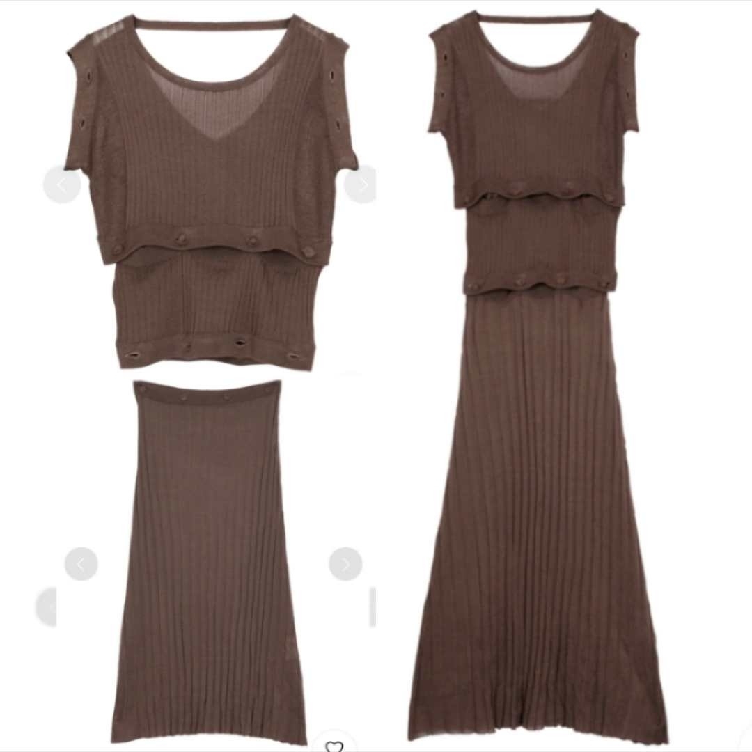 Ameri VINTAGE - Ameri【タグ付未使用品】セパレート ニット Ameri VINTAGE - Ameri【タグ付未使用品】セパレート ニット