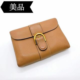 DELVAUX - DELVAUX デルボー 財布・コインケース - 黄緑 【古着 DELVAUX - DELVAUX デルボー 財布・コインケース - 黄緑 【古着