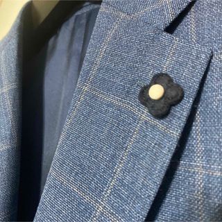 LARDINI - J7187 美品 ラルディーニ リネンシャンブレーアンコン LARDINI - J7187 美品 ラルディーニ リネンシャンブレーアンコン
