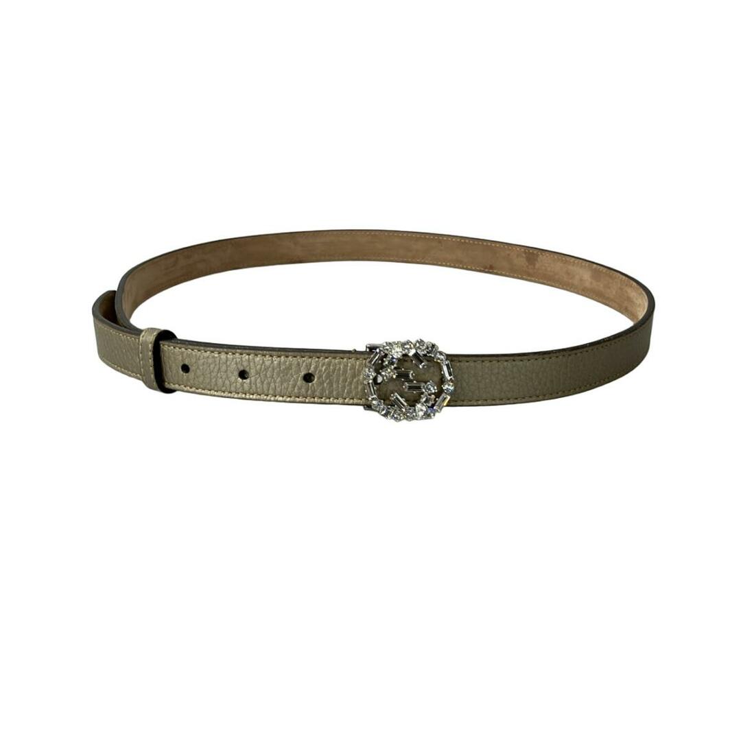 GUCCI - グッチ GUCCI ベルト Gバックルクリスタル インター GUCCI - グッチ GUCCI ベルト Gバックルクリスタル インター
