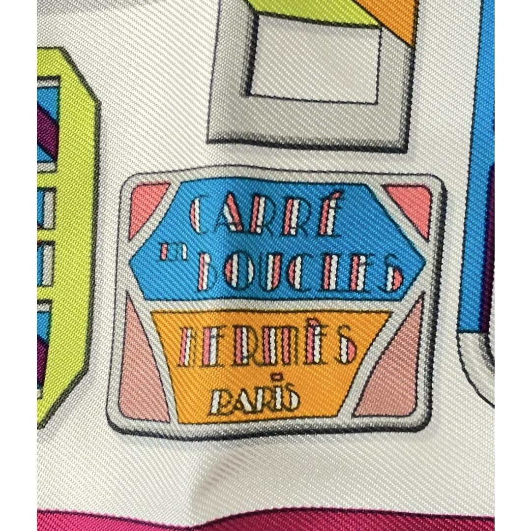 HERMES - 美品 エルメス HERMES スカーフ プチカレ シルク100 HERMES - 美品 エルメス HERMES スカーフ プチカレ シルク100