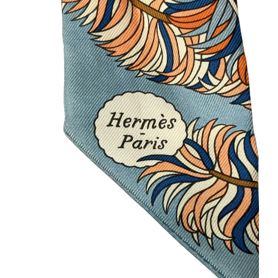HERMES - エルメス HERMES ツイリースカーフ シルク100% 杖傘と HERMES - エルメス HERMES ツイリースカーフ シルク100% 杖傘と