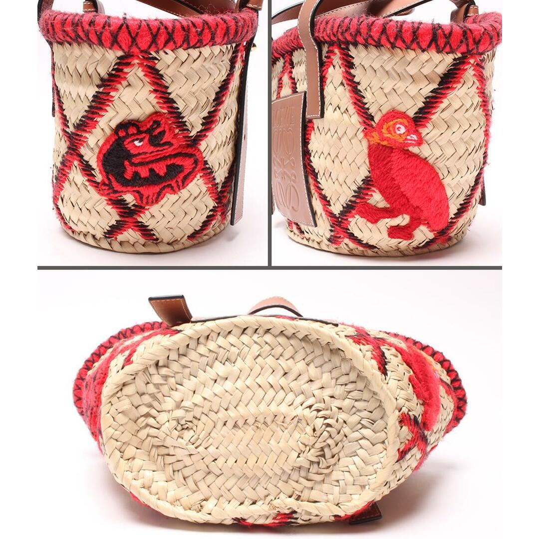 LOEWE - 美品 ロエベ LOEWE かごバッグ スモール バスケット LOEWE - 美品 ロエベ LOEWE かごバッグ スモール バスケット