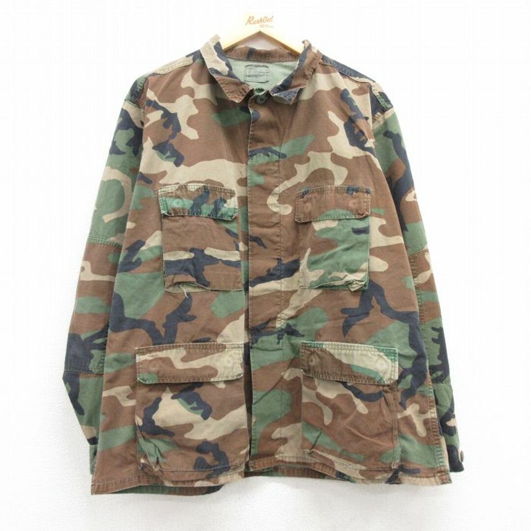 XL☆古着 長袖 ミリタリー ジャケット メンズ 80年代 80s XL☆古着 長袖 ミリタリー ジャケット メンズ 80年代 80s
