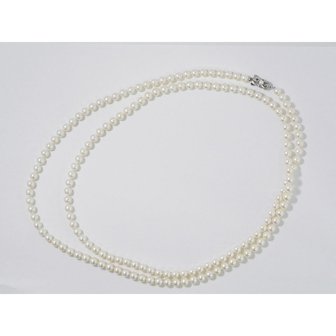 MIKIMOTO - 本物 ミキモト MIKIMOTO パール 6.5-7.0mm K14 WG MIKIMOTO - 本物 ミキモト MIKIMOTO パール 6.5-7.0mm K14 WG