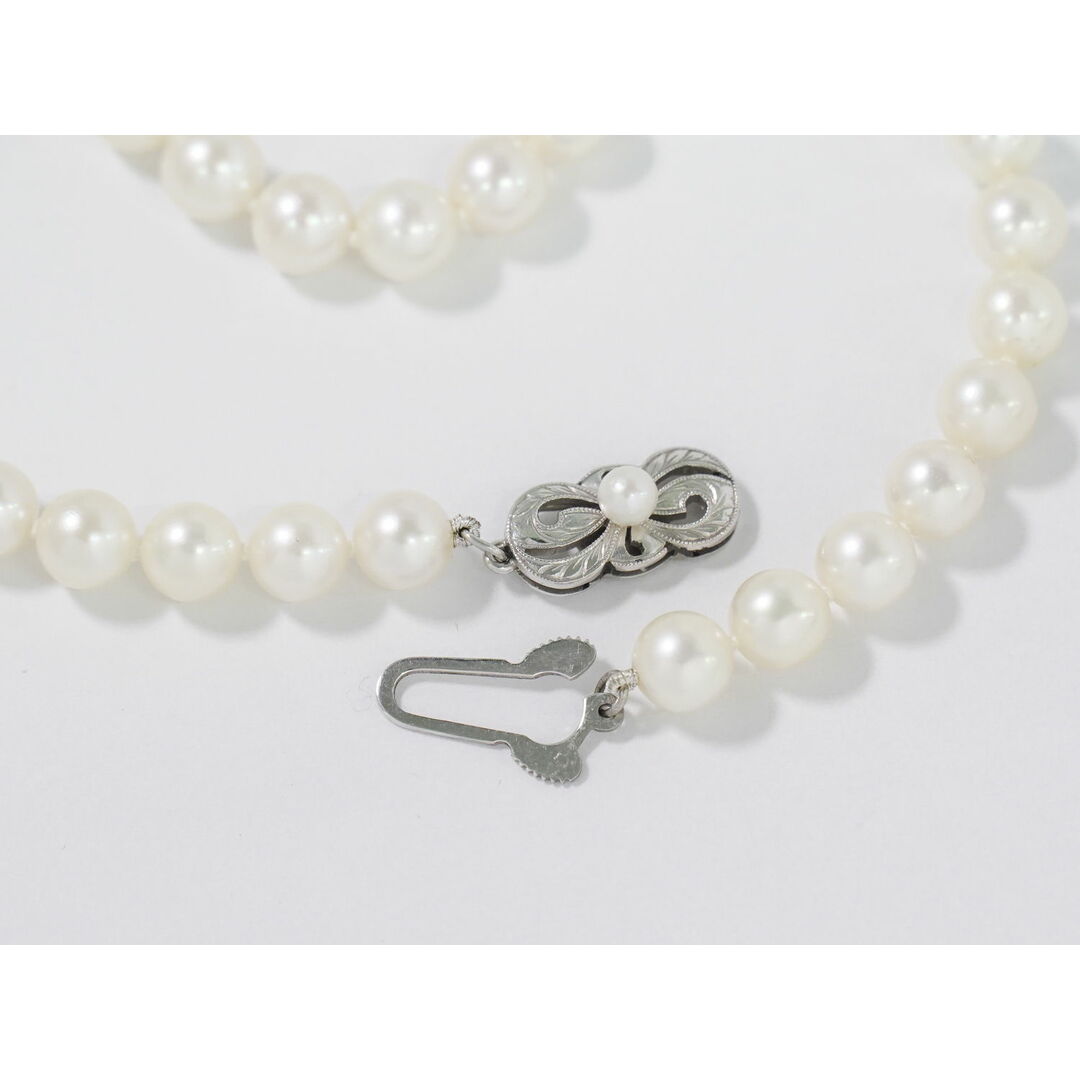 MIKIMOTO - 本物 ミキモト MIKIMOTO パール 6.5-7.0mm K14 WG MIKIMOTO - 本物 ミキモト MIKIMOTO パール 6.5-7.0mm K14 WG
