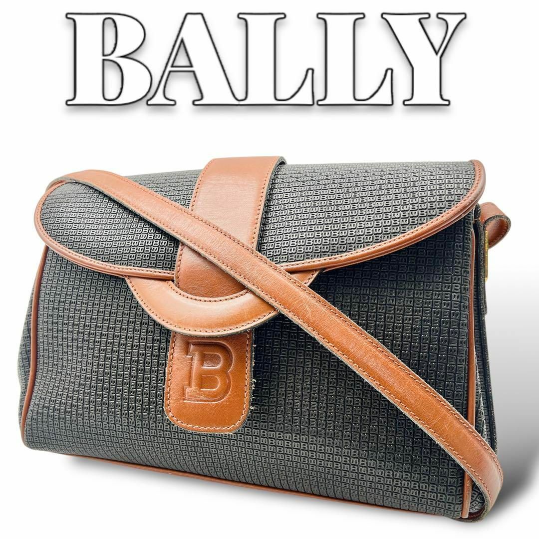 BARRIE - BALLY エンボス 総柄 レディース ショルダーバッグ 8784