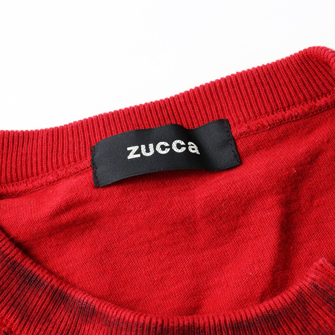 ZUCCa - ズッカ ZUCCa 柄編みニット切替コットンワンピース M ZUCCa - ズッカ ZUCCa 柄編みニット切替コットンワンピース M