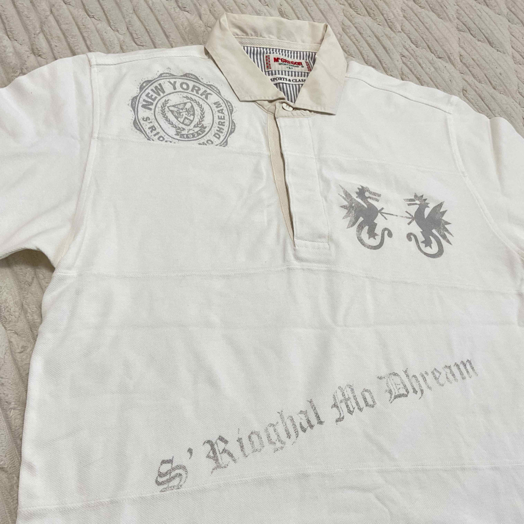 MacGregor - メンズ Lサイズ マックレガー SPORTSWEAR 白の通販 MacGregor - メンズ Lサイズ マックレガー SPORTSWEAR 白の通販