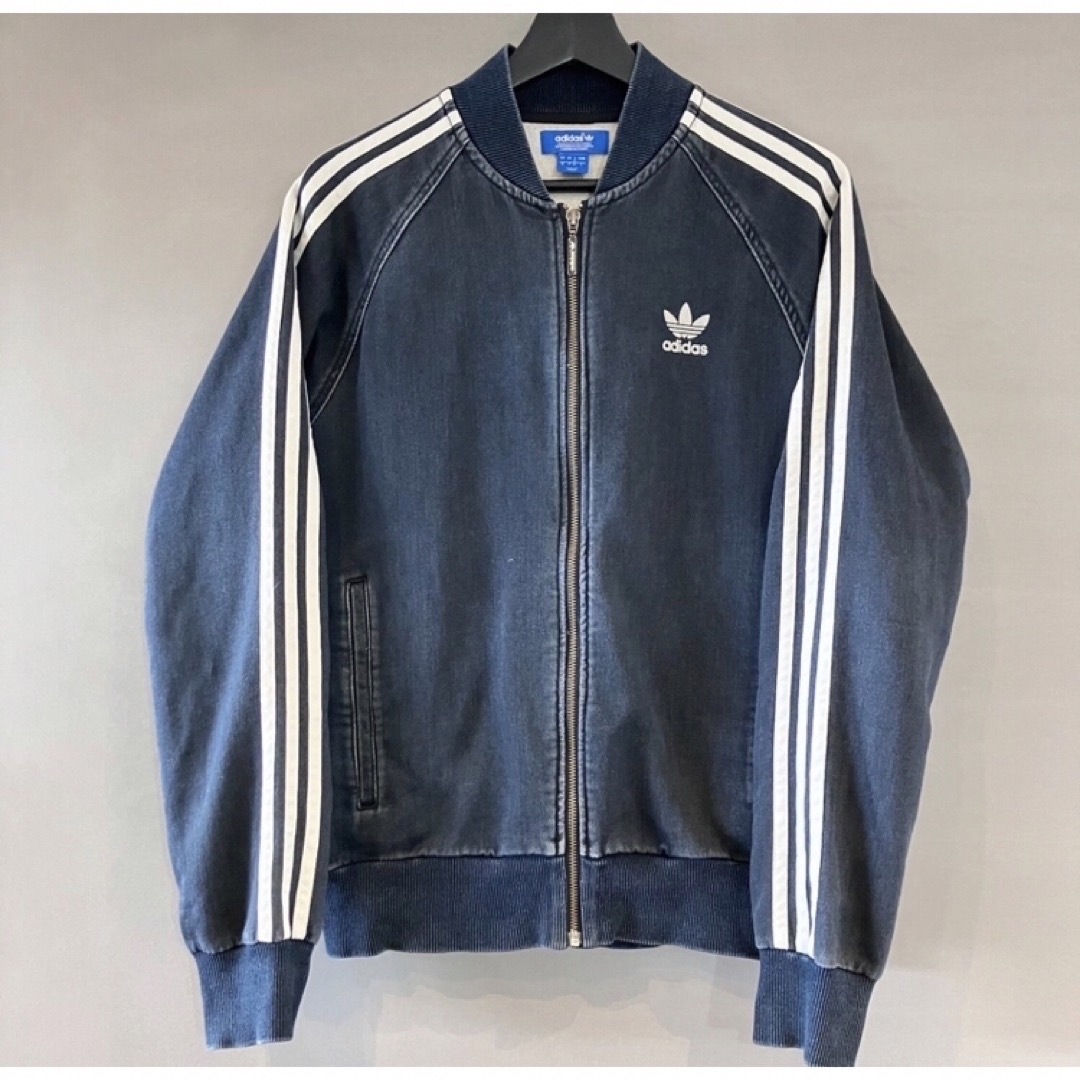 adidas - ☆adidasフレンチテリーデニムトラックジャケット adidas - ☆adidasフレンチテリーデニムトラックジャケット