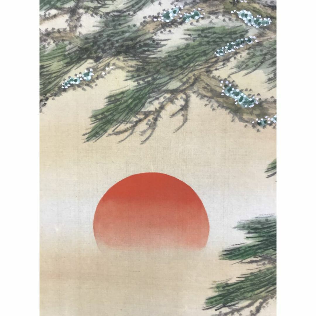 真作/羽田晃雅/高砂図/正月掛軸/祝掛軸/掛軸☆宝船☆AF-357の 真作/羽田晃雅/高砂図/正月掛軸/祝掛軸/掛軸☆宝船☆AF-357の