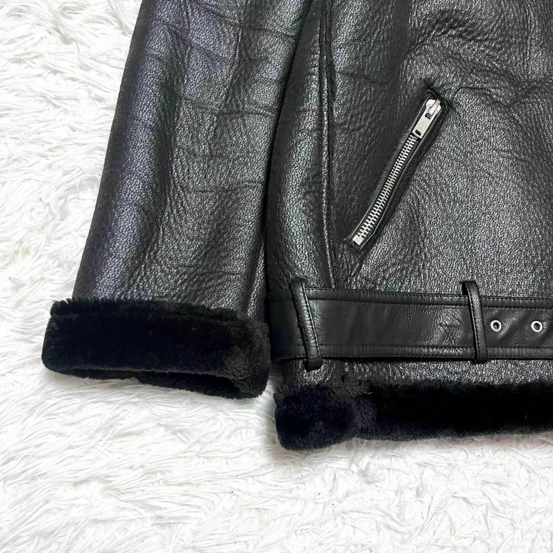 ZARA - ZARA ダブルフェイス ダブルライダースジャケット 腰 ZARA - ZARA ダブルフェイス ダブルライダースジャケット 腰