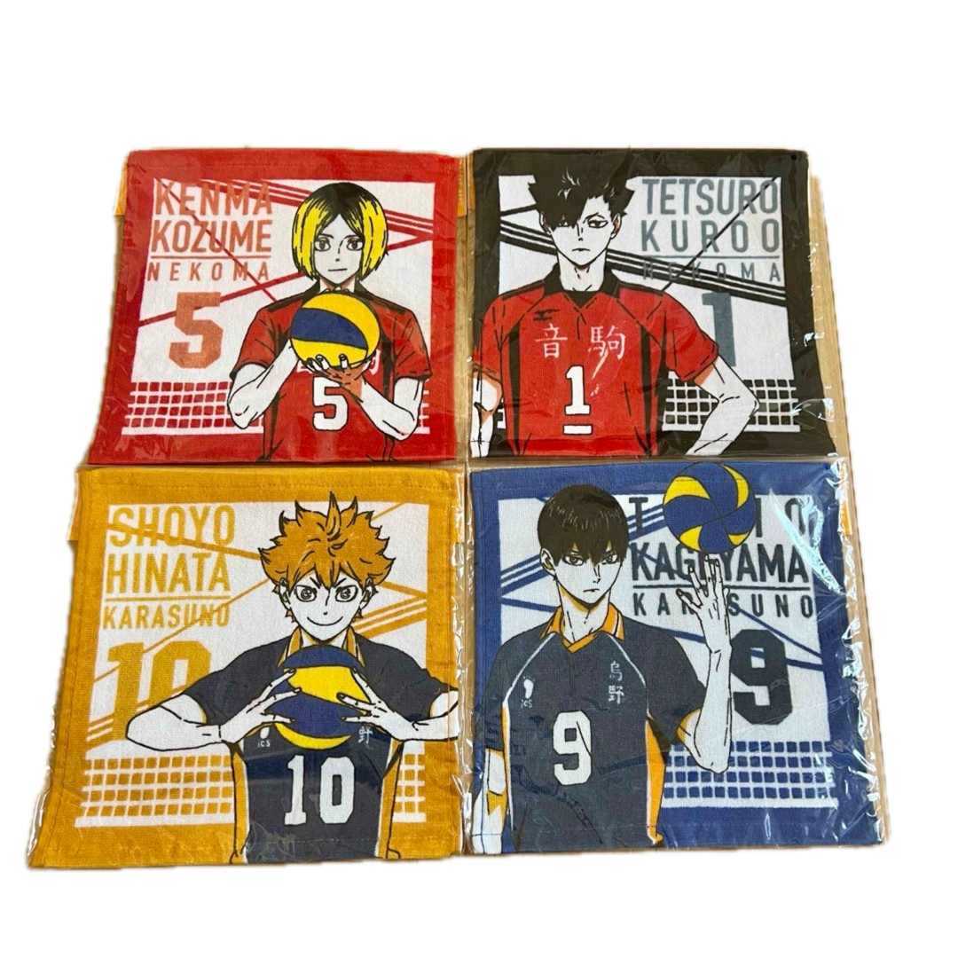 【新品】ハイキュー オリジナルハンドタオル 4種 エンタメ/ホビーのアニメグッズ(タオル)の商品写真