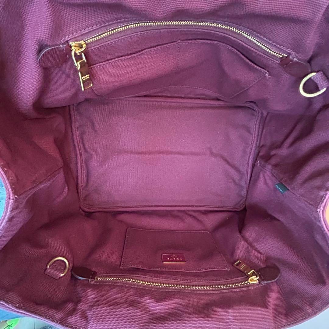 PRADA - 【美品】プラダ カナパ キャンバス ビジュー トート PRADA - 【美品】プラダ カナパ キャンバス ビジュー トート