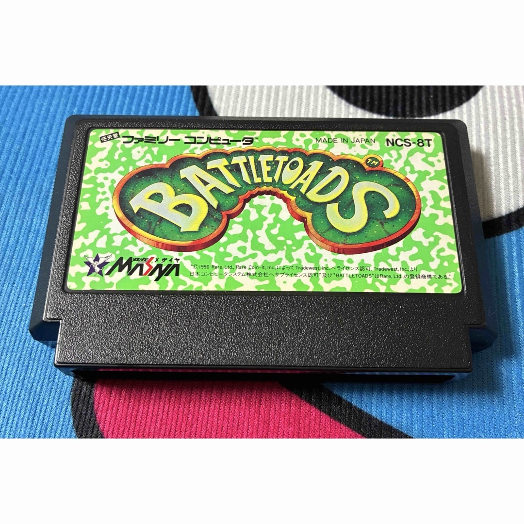 【正規品質保証】 ファミリーコンピュータ - バトルトード 国内正規品 メサイア製 アクション