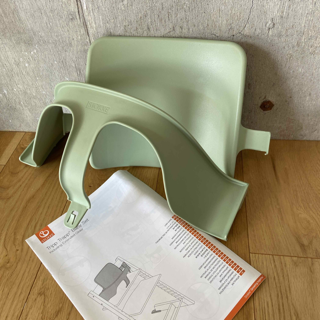 Stokke - トリップ トラップ ベビーセット/モスグリーン/延長 Stokke - トリップ トラップ ベビーセット/モスグリーン/延長