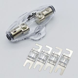 GHOST 80A MIDIヒューズ ホルダー セット HMA48P(カーオーディオ)