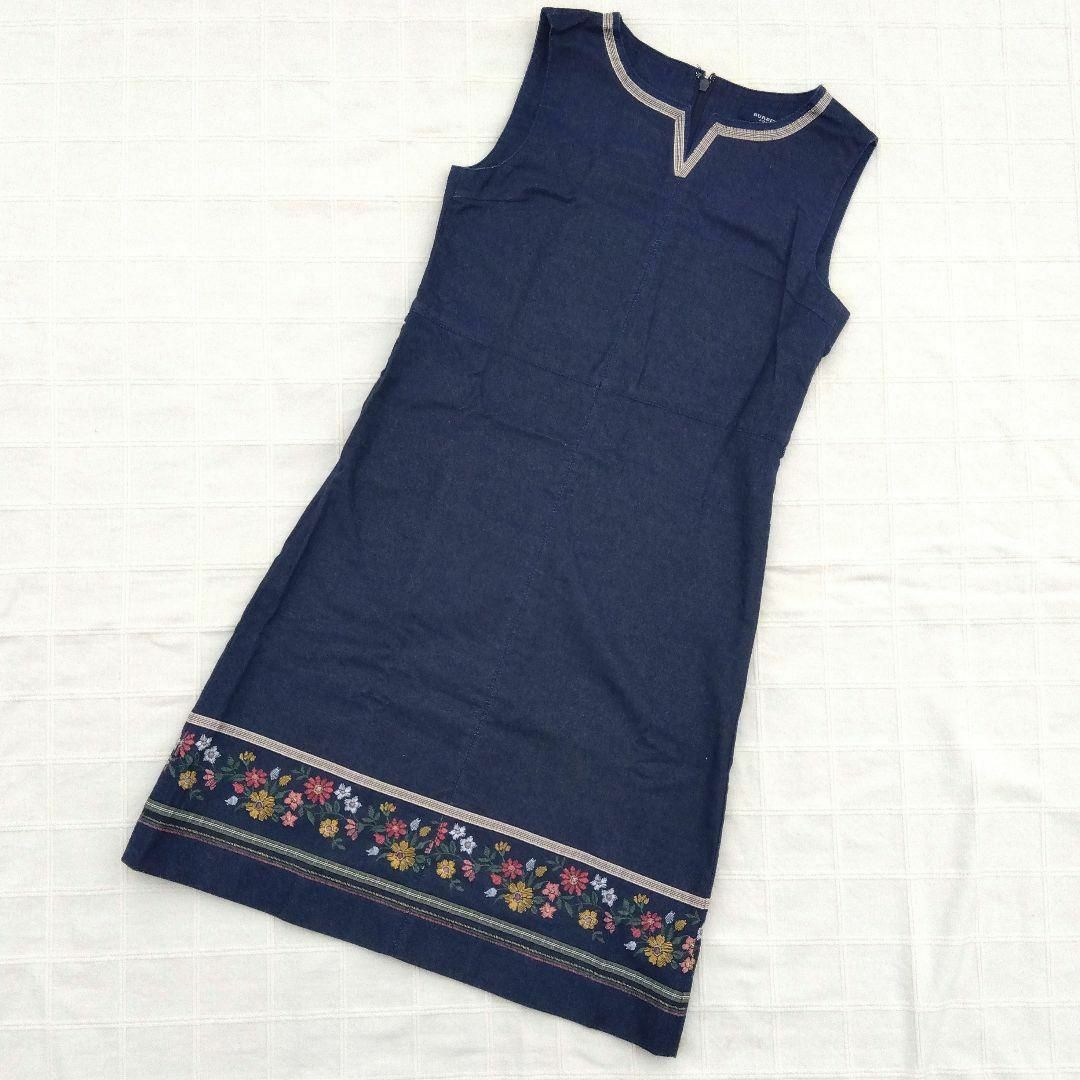 BURBERRY - 140 BURBERRY LONDON 刺繡プリントのデニム BURBERRY - 140 BURBERRY LONDON 刺繡プリントのデニム