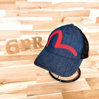 EVISU - サイズ4 黄大黒 青耳 手書き大黒 濃紺 美品エヴィス EVISU - サイズ4 黄大黒 青耳 手書き大黒 濃紺 美品エヴィス