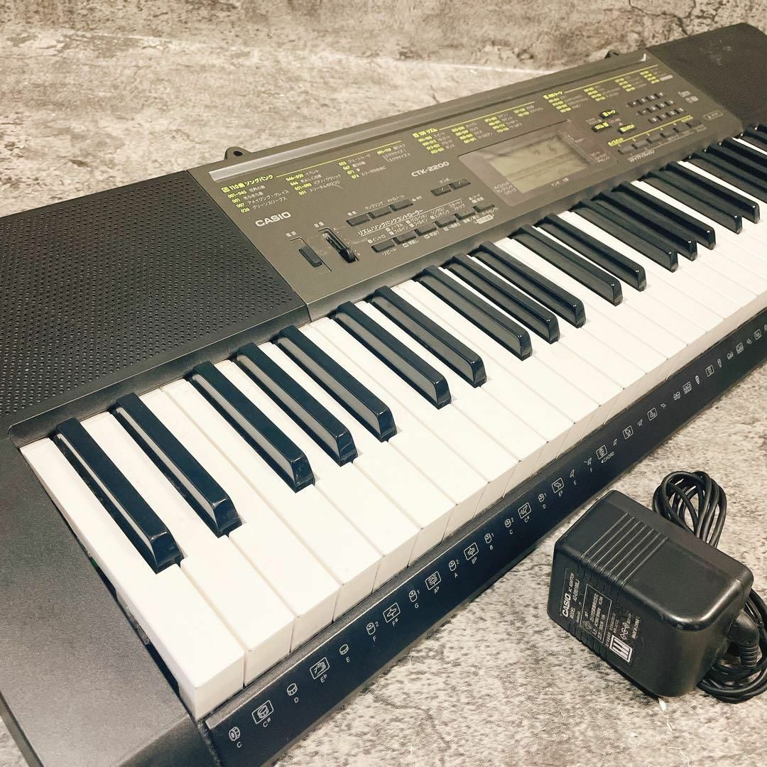 CASIO CTK-2200 電源アダプター付き 美品の通販 by アライグマ CASIO CTK-2200 電源アダプター付き 美品の通販 by アライグマ