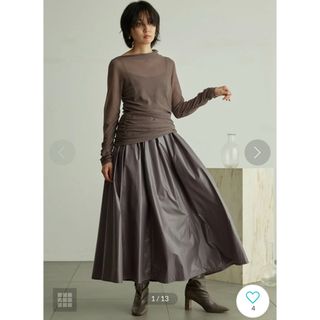 cygne(シーニュ) ロングスカート サイズ1 S レディース美品 - 黒 cygne(シーニュ) ロングスカート サイズ1 S レディース美品 - 黒
