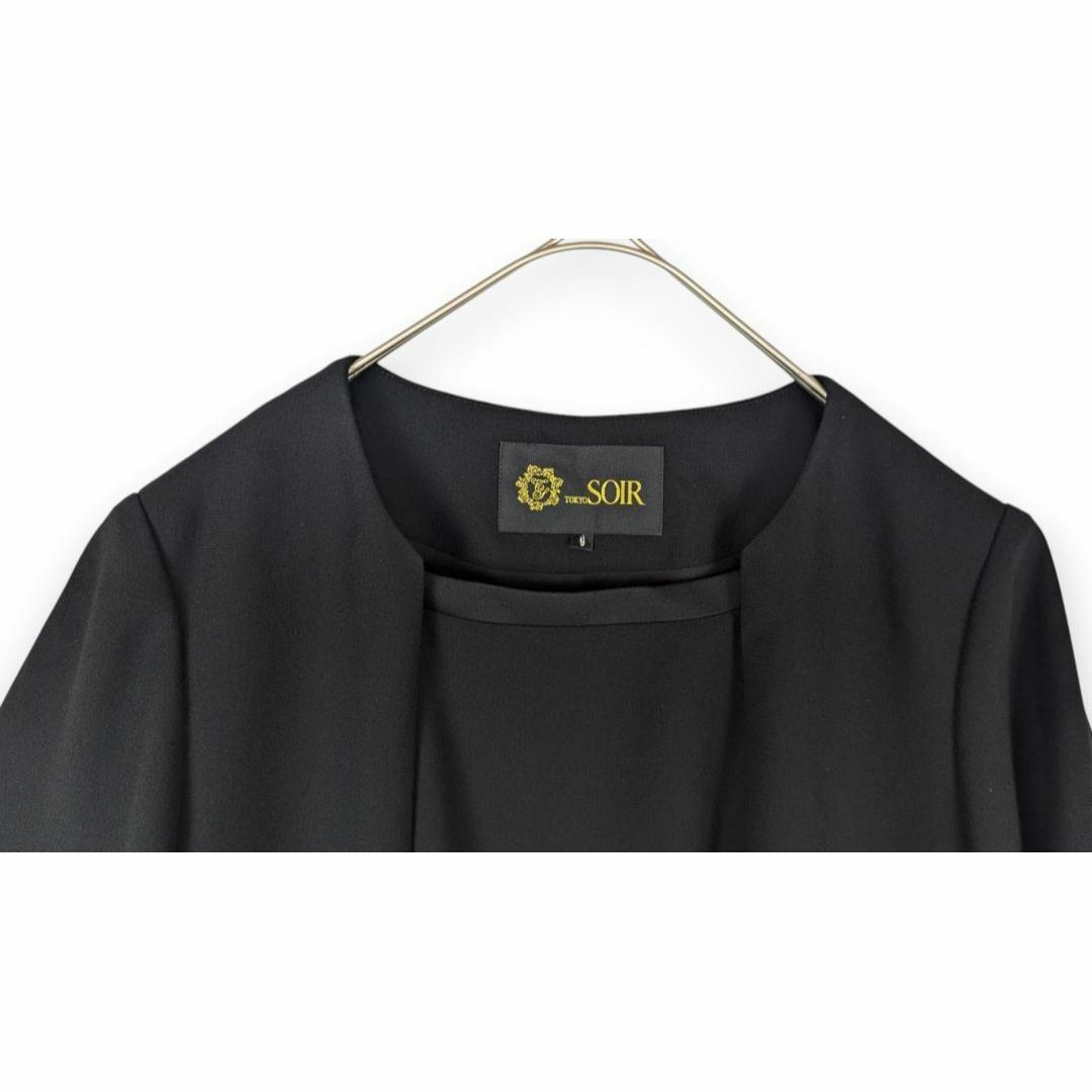 TOKYO SOIR - 【美品】東京ソワール ブラック フォーマル TOKYO SOIR - 【美品】東京ソワール ブラック フォーマル
