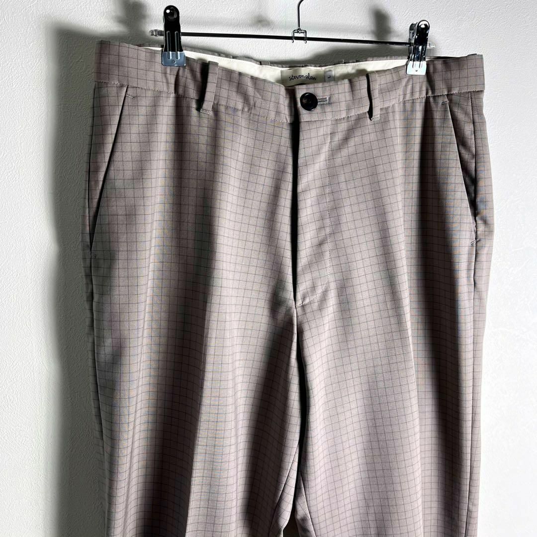 steven alan - steven alan ワイドパンツ ルーズ チェック steven alan - steven alan ワイドパンツ ルーズ チェック
