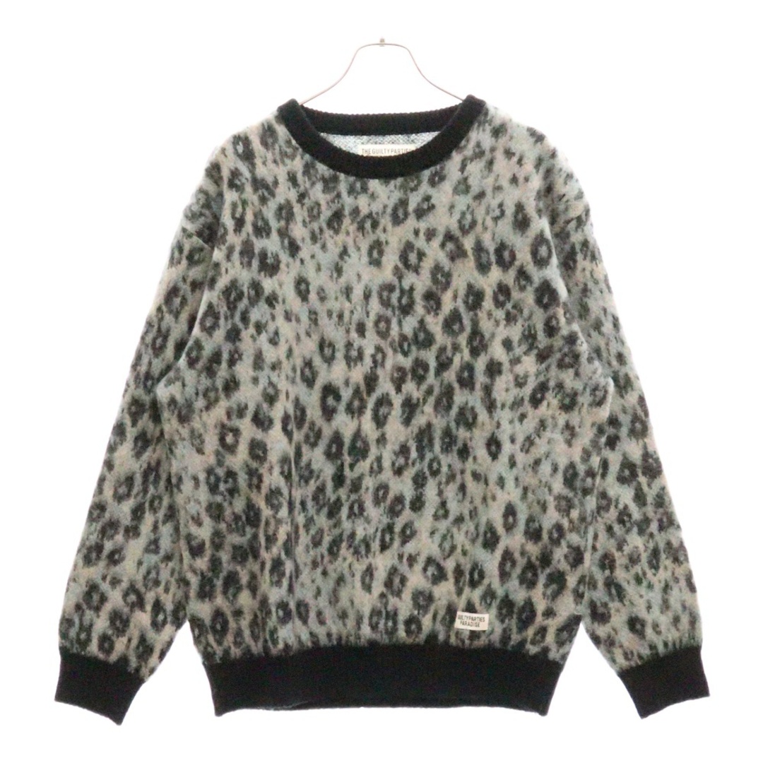 WACKO MARIA - WACKO MARIA ワコマリア LEOPARD MOHAIR CREW WACKO MARIA - WACKO MARIA ワコマリア LEOPARD MOHAIR CREW