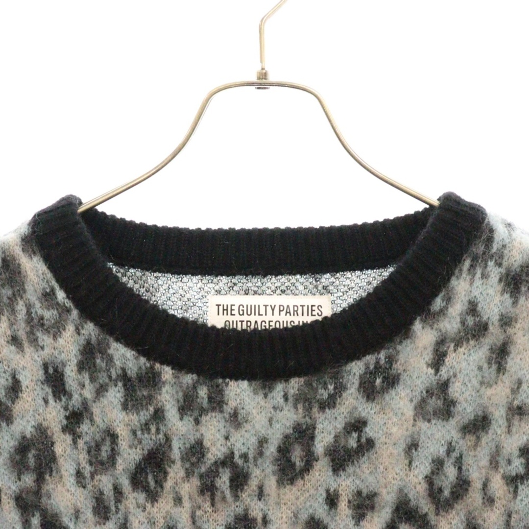 WACKO MARIA - WACKO MARIA ワコマリア LEOPARD MOHAIR CREW WACKO MARIA - WACKO MARIA ワコマリア LEOPARD MOHAIR CREW