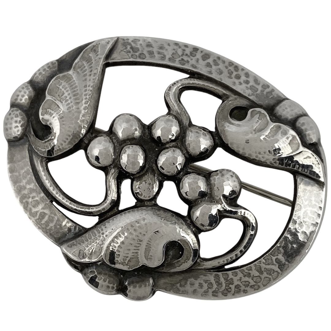 Georg Jensen - ジョージジェンセン デザイン ブローチ シルバー Georg Jensen - ジョージジェンセン デザイン ブローチ シルバー