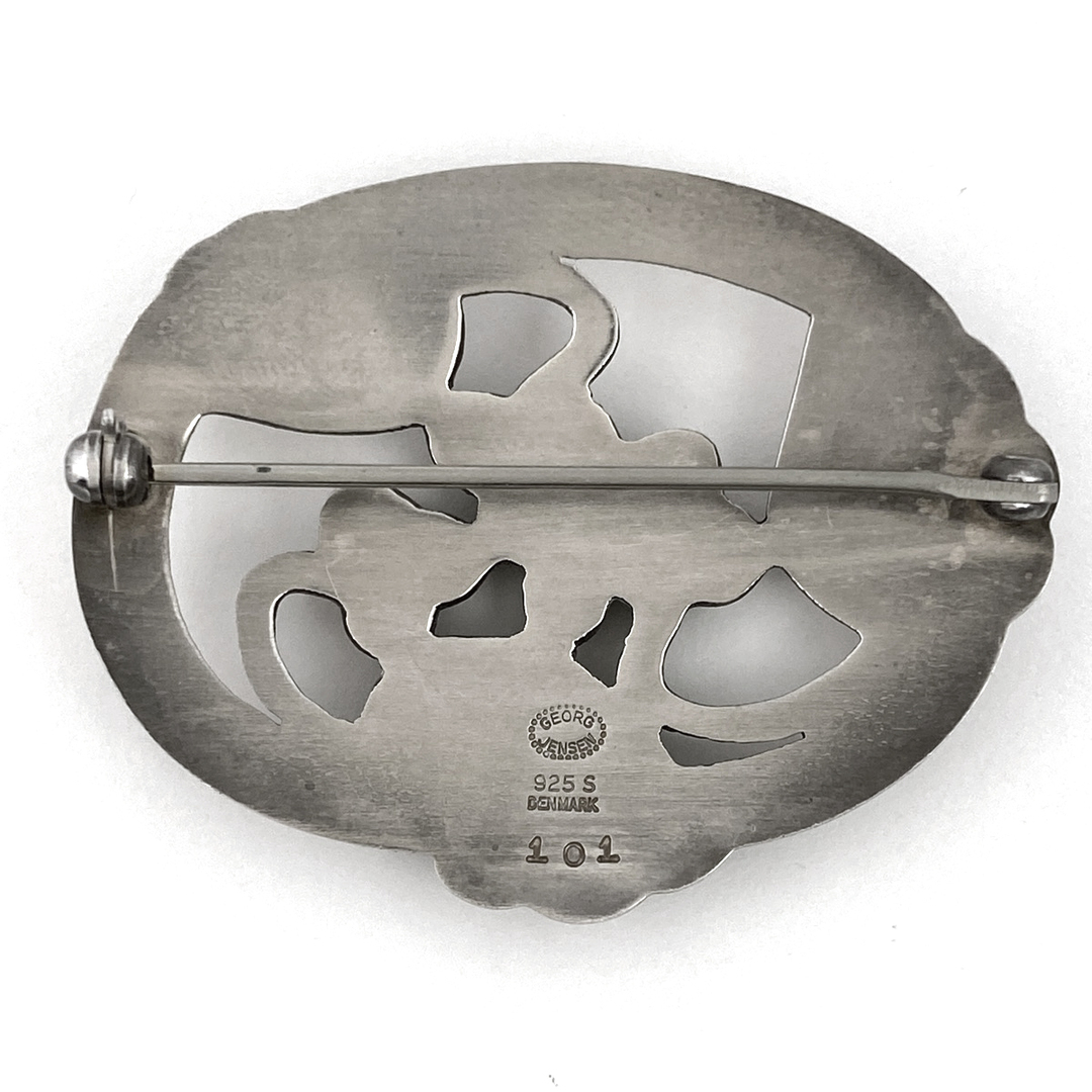Georg Jensen - ジョージジェンセン デザイン ブローチ シルバー Georg Jensen - ジョージジェンセン デザイン ブローチ シルバー
