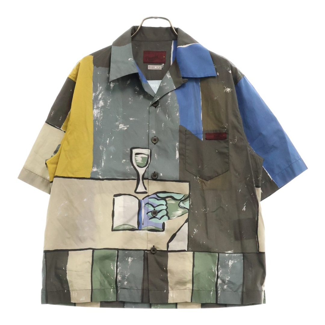 PRADA - PRADA プラダ 17SS UCS276 S162 オープンカラーアロハ PRADA - PRADA プラダ 17SS UCS276 S162 オープンカラーアロハ