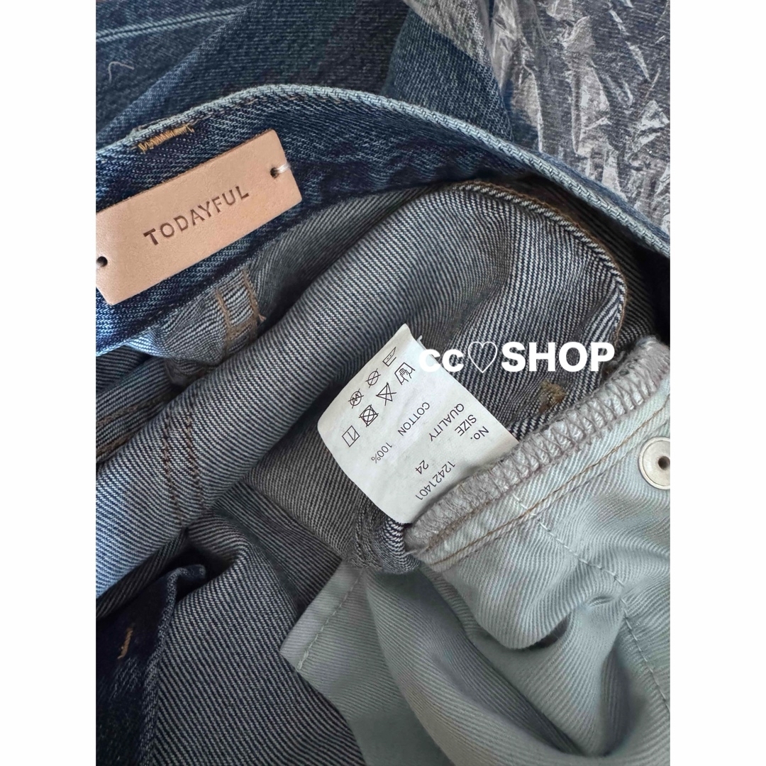 TODAYFUL - TODAYFUL Cary's Denim デニム ブルー 24の通販 by TODAYFUL - TODAYFUL Cary's Denim デニム ブルー 24の通販 by
